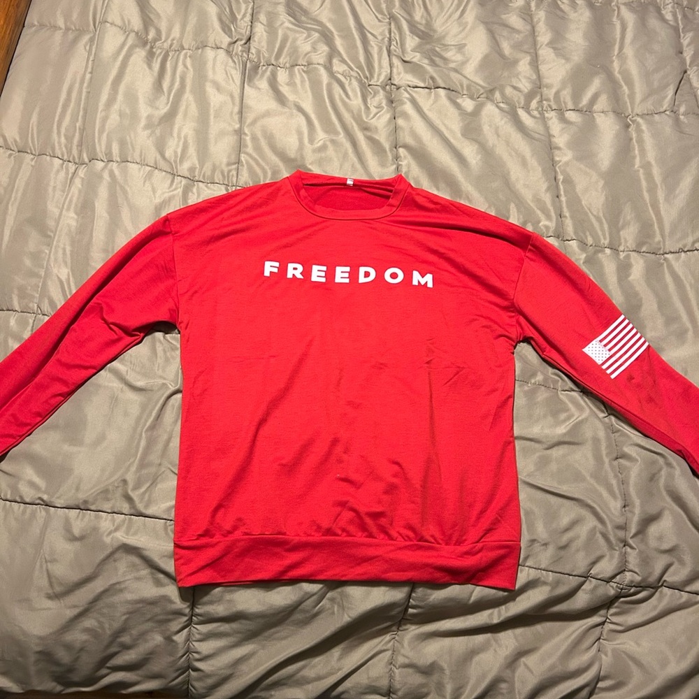 Freedom Charlie Kirk Red Women’s Sweatshirt
